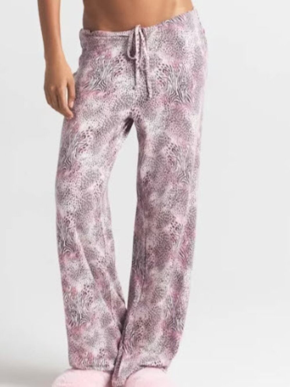 NWOT SKIM Sleep Straight Leg Pant in Bloom Mini Multi Animal Size M
